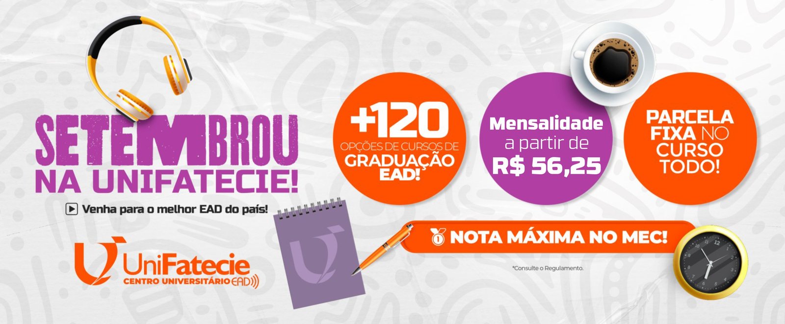 O curso que você deseja com até 75% de desconto com PARCELAS FIXAS.